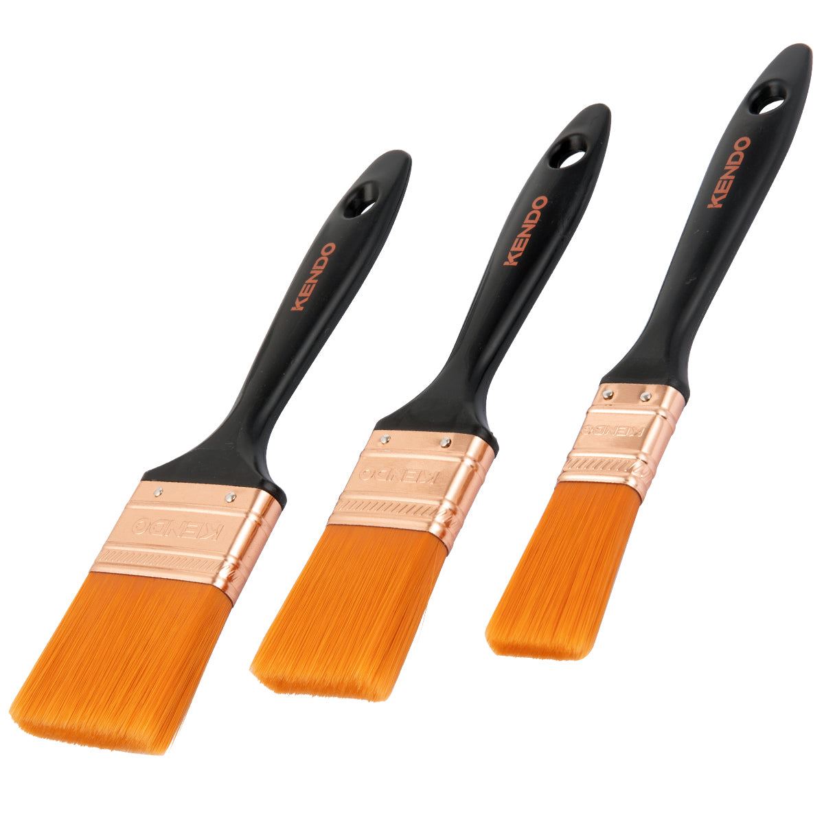 Kendo 3-Piece Paint Brush Set (1