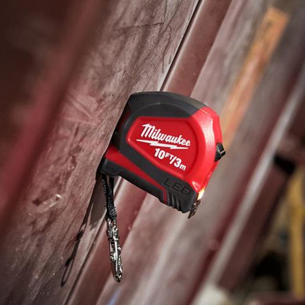 Milwaukee Magnetic LED Tape Measure 3m/10ft 48226602