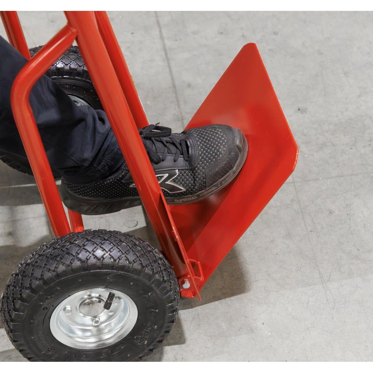 Sealey CST801 200kg Folding Sack Truck with Pneumatic Tyres