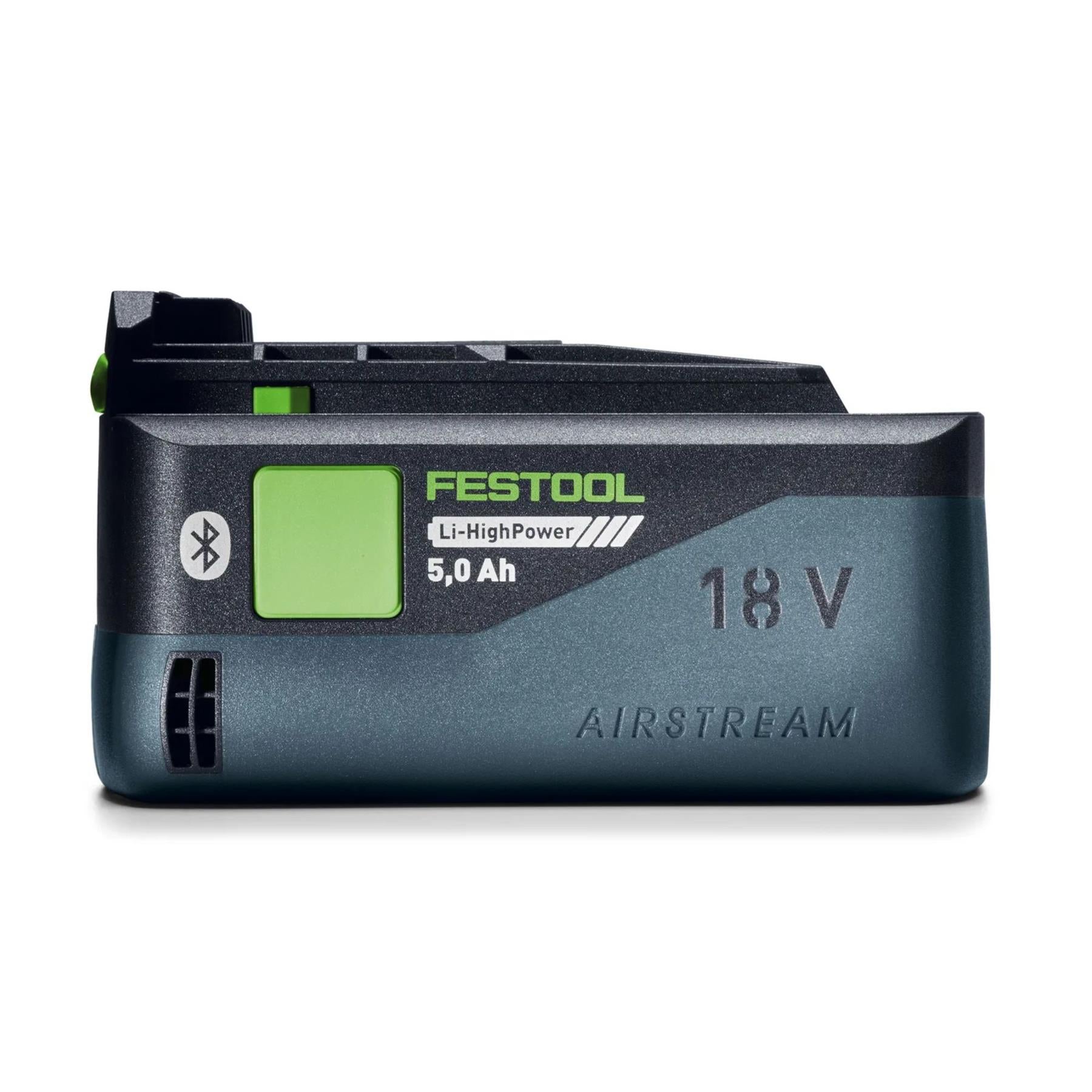 Festool BP 18 Li 5.0Ah HP-ASI High Power Air Stream Battery With Bluetooth 578519