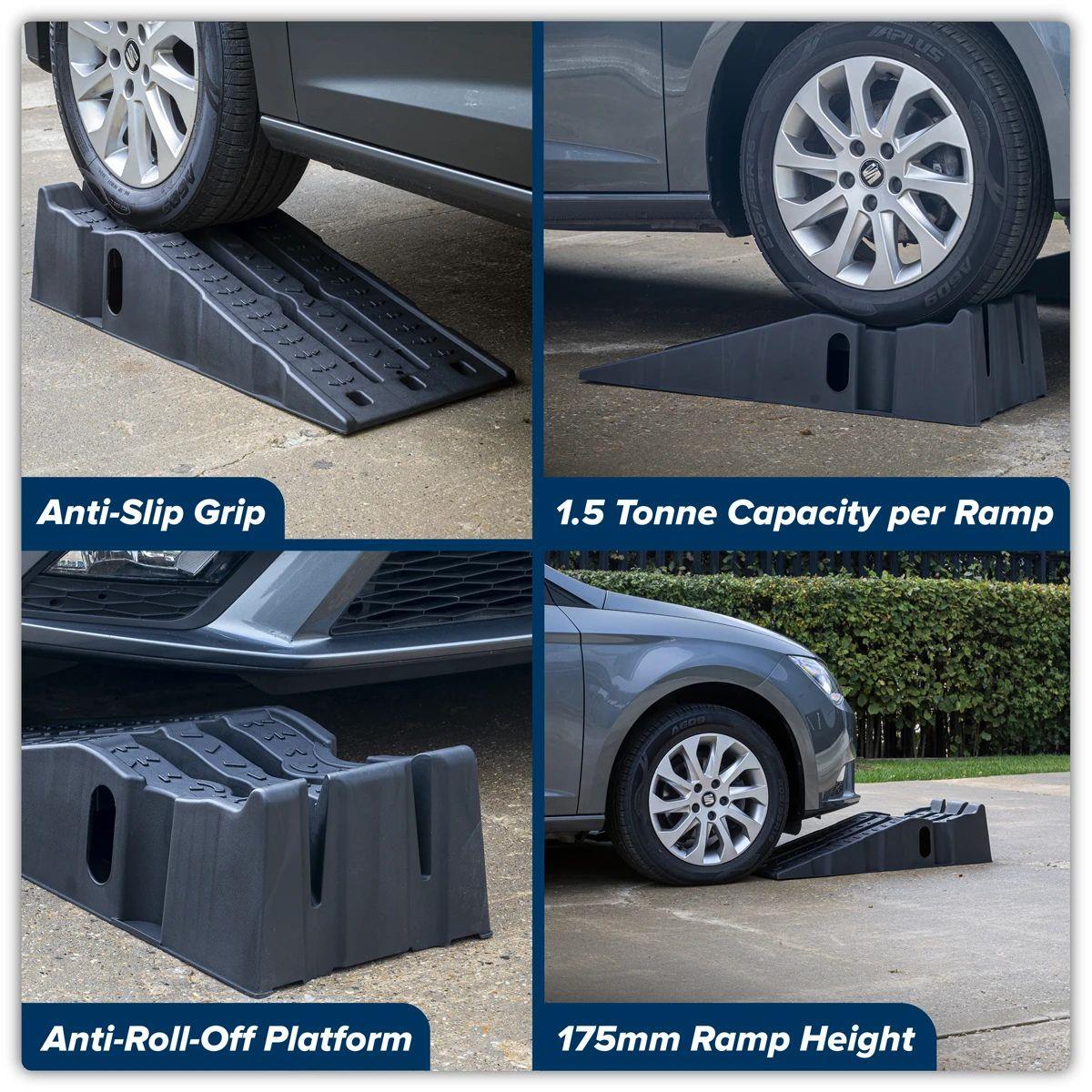 Sealey CAR3000C Car Ramps 1.5tonne Capacity per Ramp