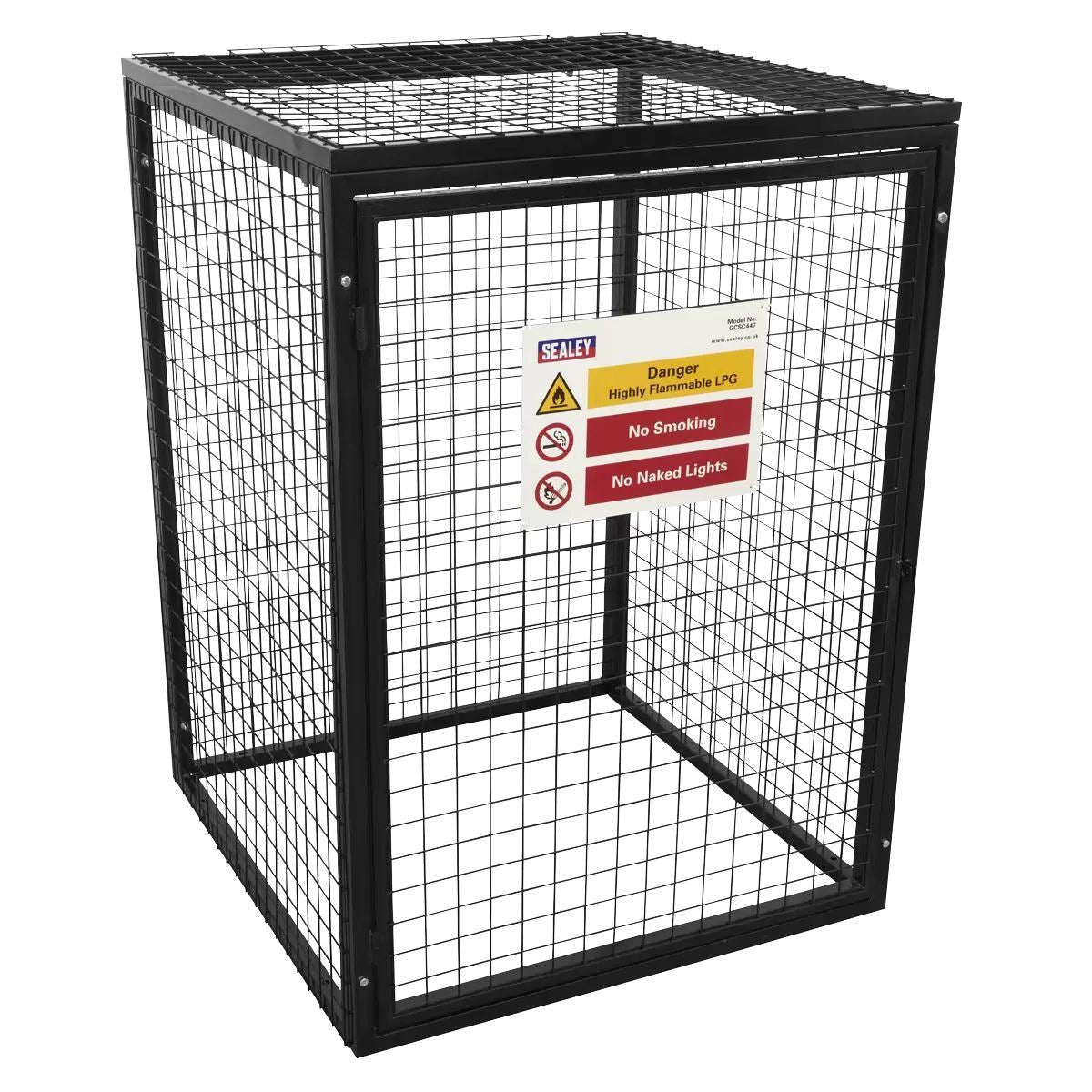 Sealey GCSC447 Gas Cylinder Safety Cage 4 x 47kg Cylinders