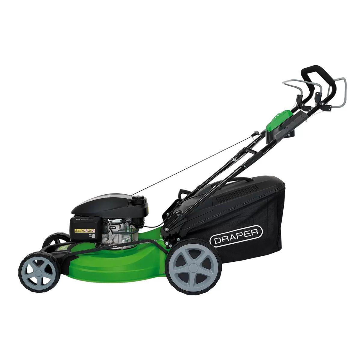 Draper 18DTP10 Self-Propelled Petrol Lawn Mower 530mm Honda 201cc 4-Stroke Engine with 60L Collector 30277