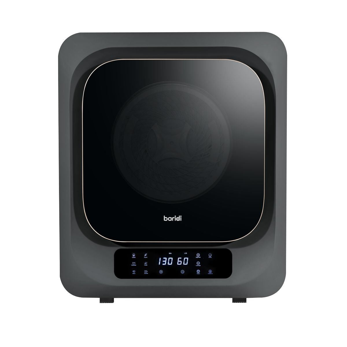 Sealey DH229 Baridi Tabletop Tumble Dryer with Digital Controls 2.5kg Capacity Black