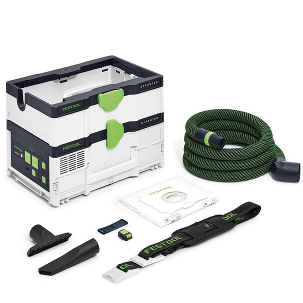 Festool CLEANTEC CTMC SYS I-Basic 36V M-Class Mobile Dust Extractor 576933 with 2 x 8.0Ah Battery & Charger