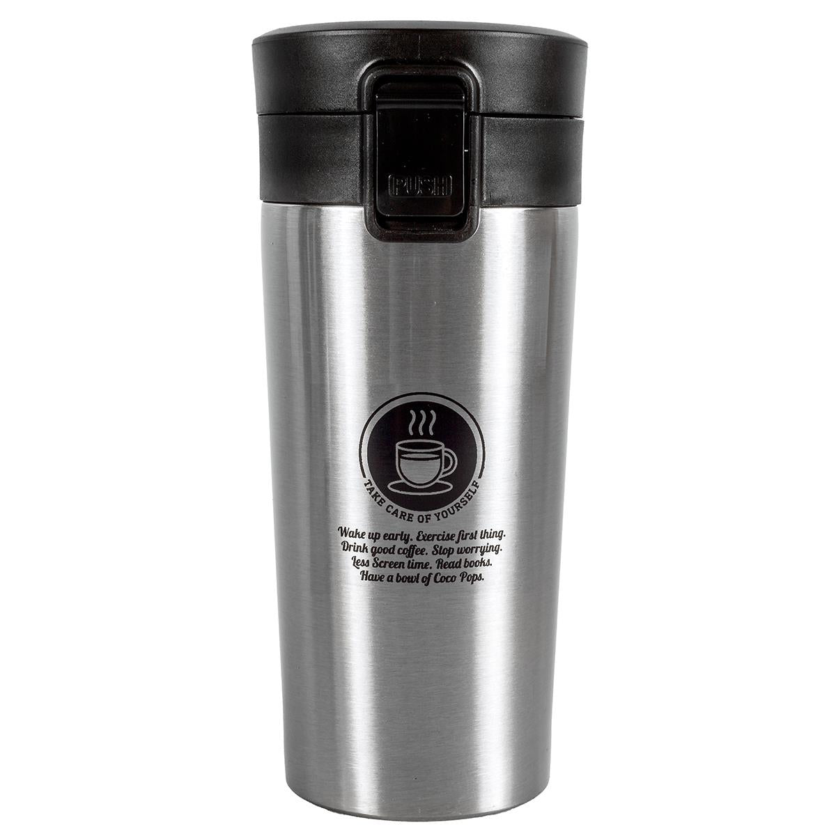 Tools4Trade Stainless Steel Thermal Coffee Mug - Silver (360ml)
