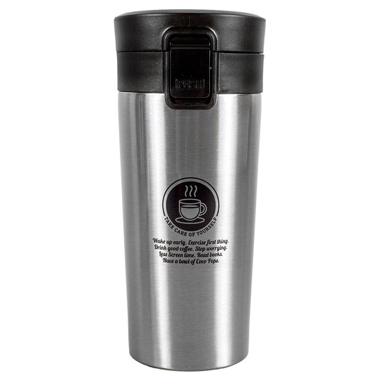 Tools4Trade Stainless Steel Thermal Coffee Mug - Silver (360ml)