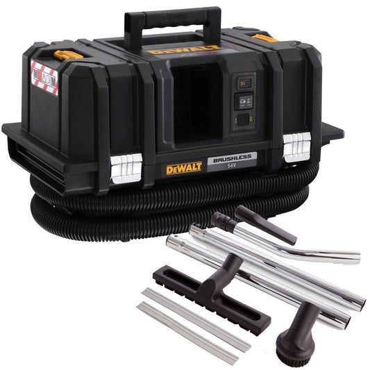 Dewalt DCV586MN 54V XR Flexvolt M-Class Dust Extractor with DWV9350 Floor Cleaning Kit