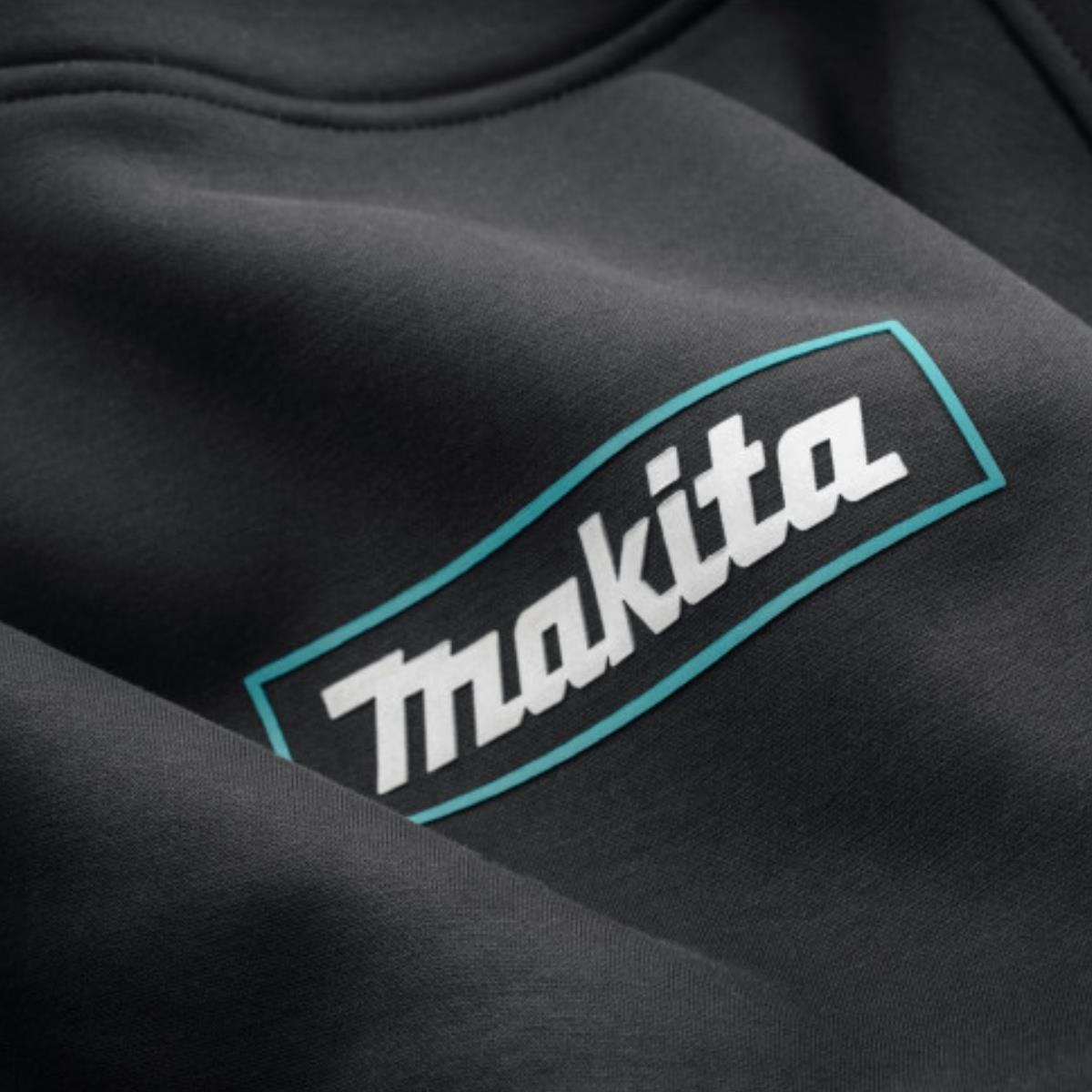 Makita MK104M Polar Fleece Origin Hoodie Black - Size L
