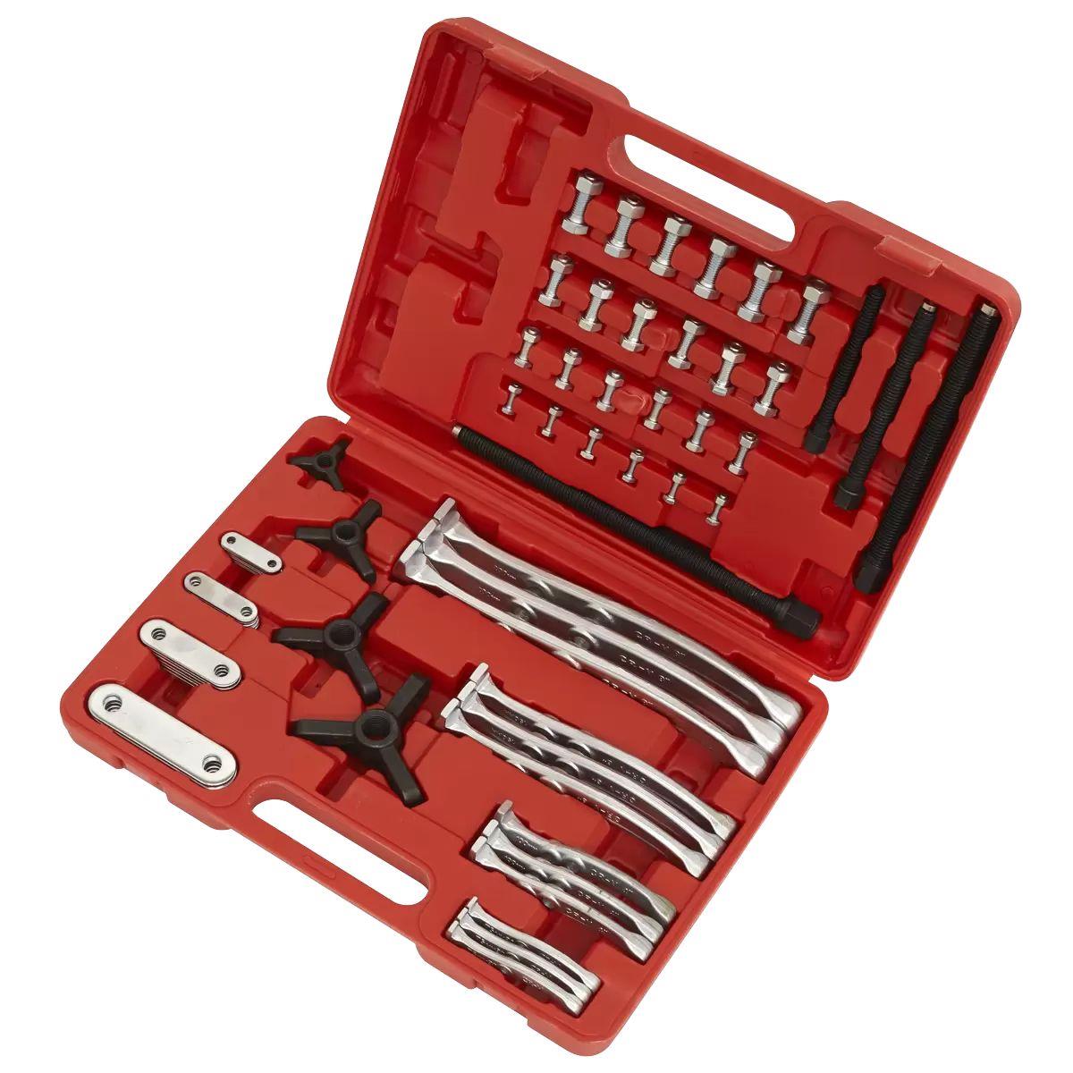 Sealey AK79 Triple Leg Gear Reversible Puller Set 4pc