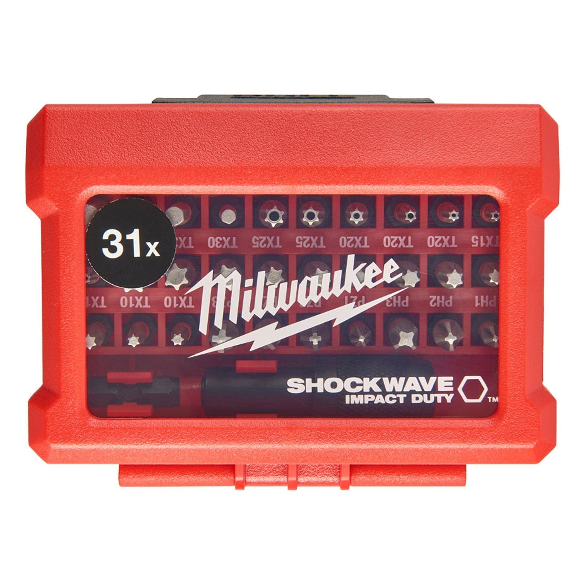 Milwaukee Shockwave Impact Screwdriver Bit Set 31 Piece 4932472060