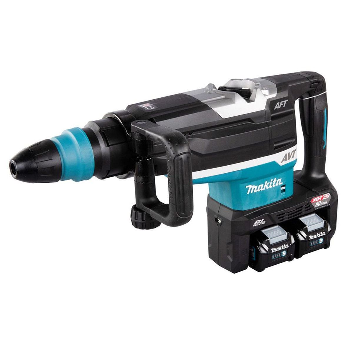 Makita HR006GD203 80V/40V XGT Brushless Demolition Hammer Drill With 2 x 2.5Ah Battery, Charger & Case
