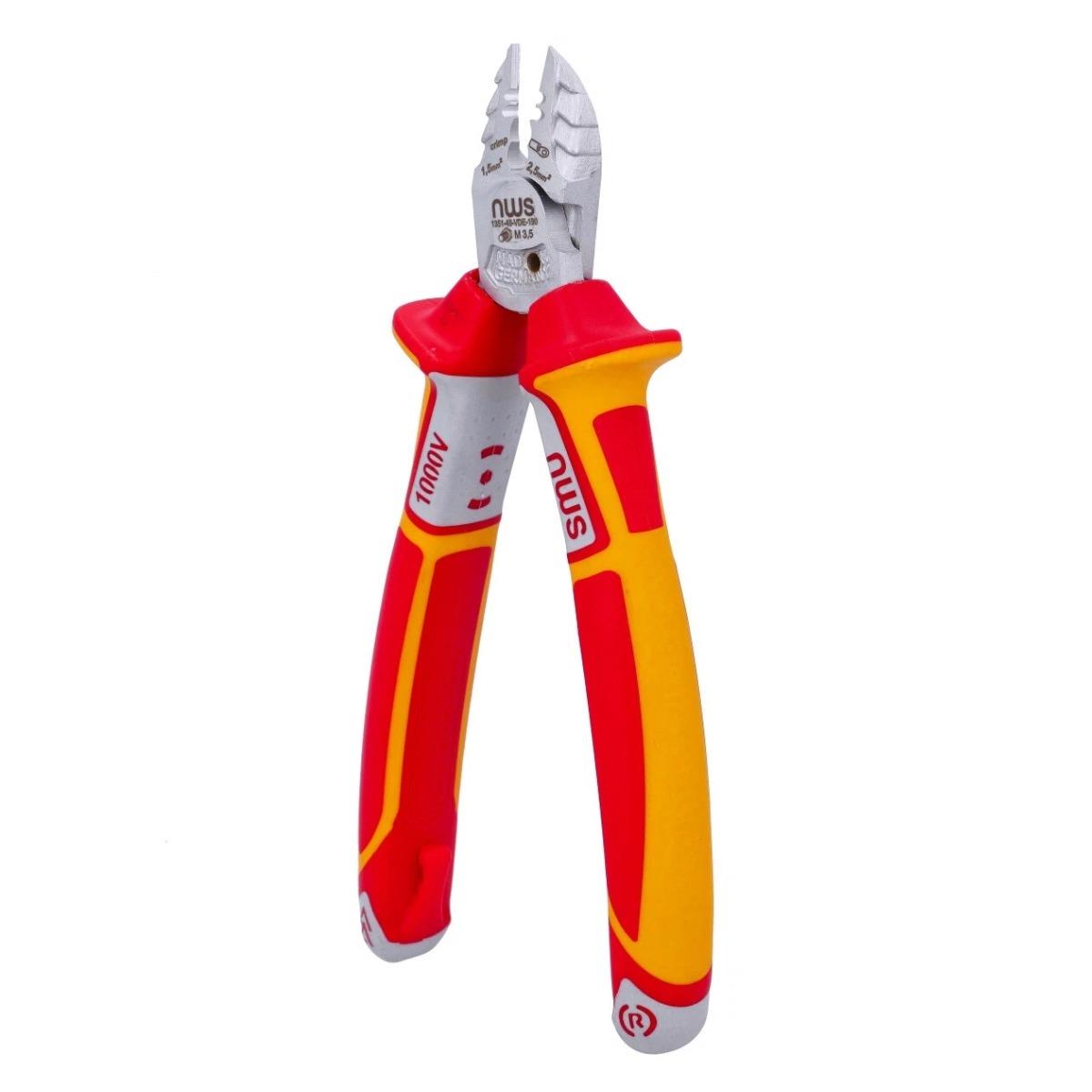 NWS N1351-49-VDE-190-SB 190mm 6 in 1 Electrician's Multi-function Side Cutter