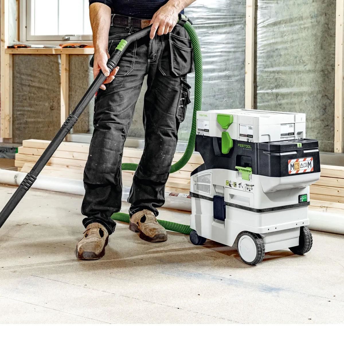 Festool CTLC MIDI I-Basic 36V Cordless Mobile Dust Extractor 577066 with 2 x 8.0Ah Battery & Charger