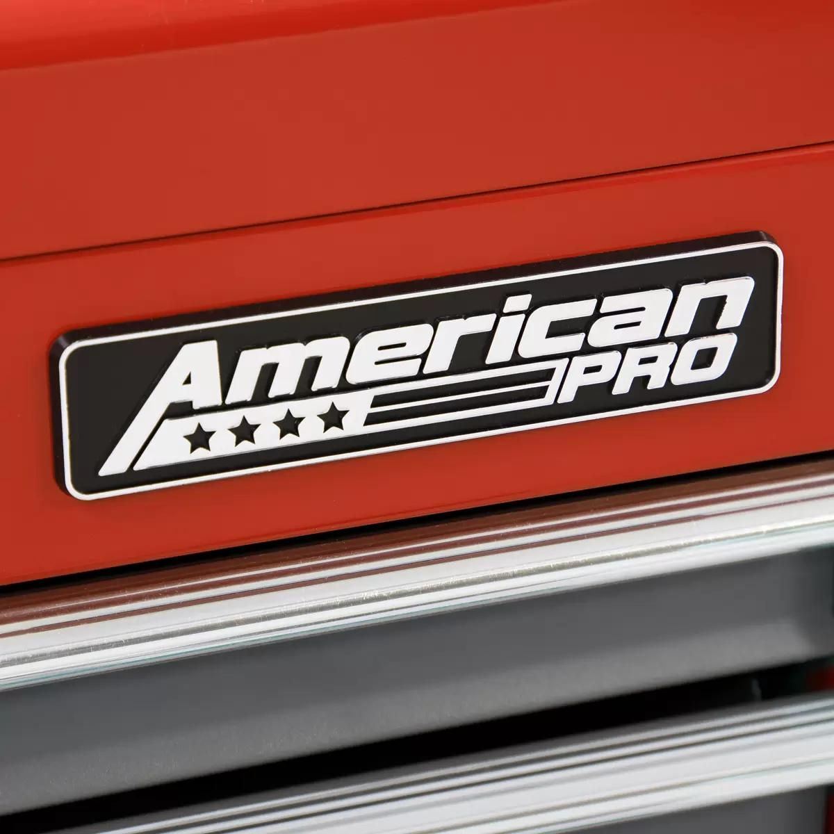 Sealey AP2200BBSTACK Topchest Mid-Box & Rollcab 9 Drawer Stack Red