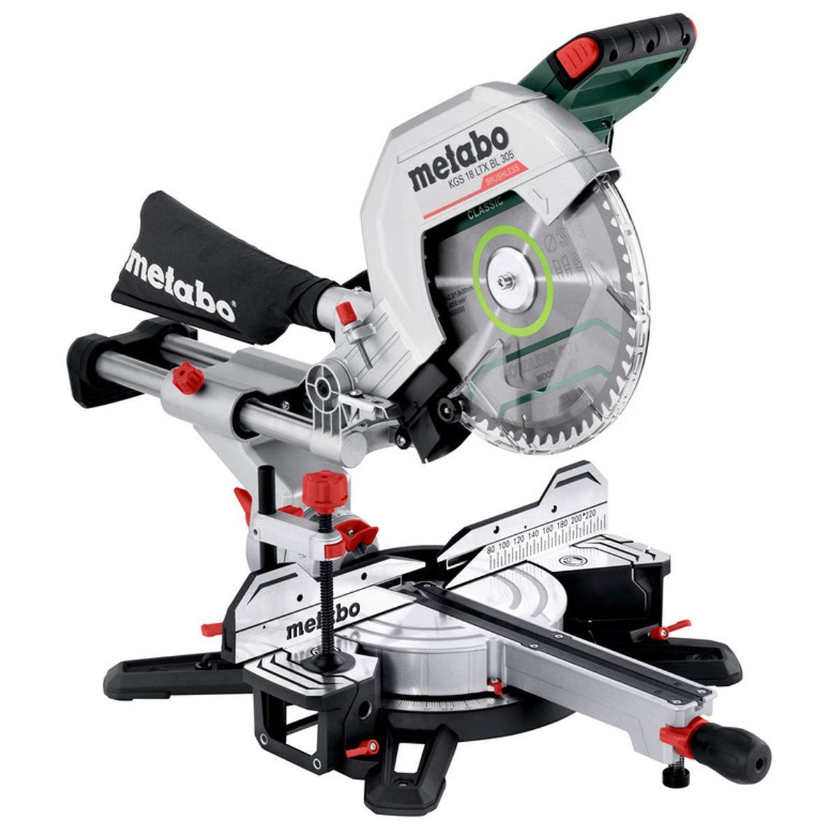 Metabo KGS 18 LTX BL 305 18V 305mm Brushless Sliding Mitre Saw with KSU 251 Stand