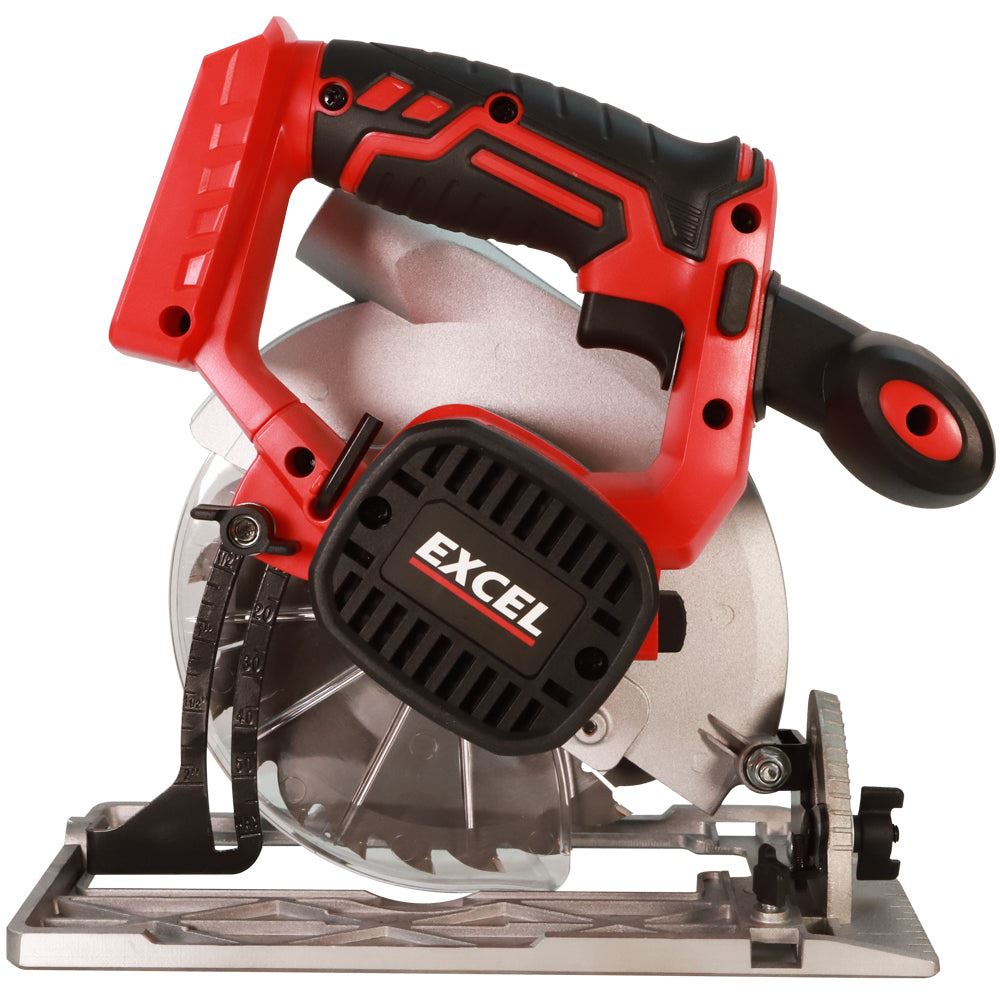 Excel 18V Cordless Circular Saw 165mm with 1 x 2.0Ah Battery & Charger