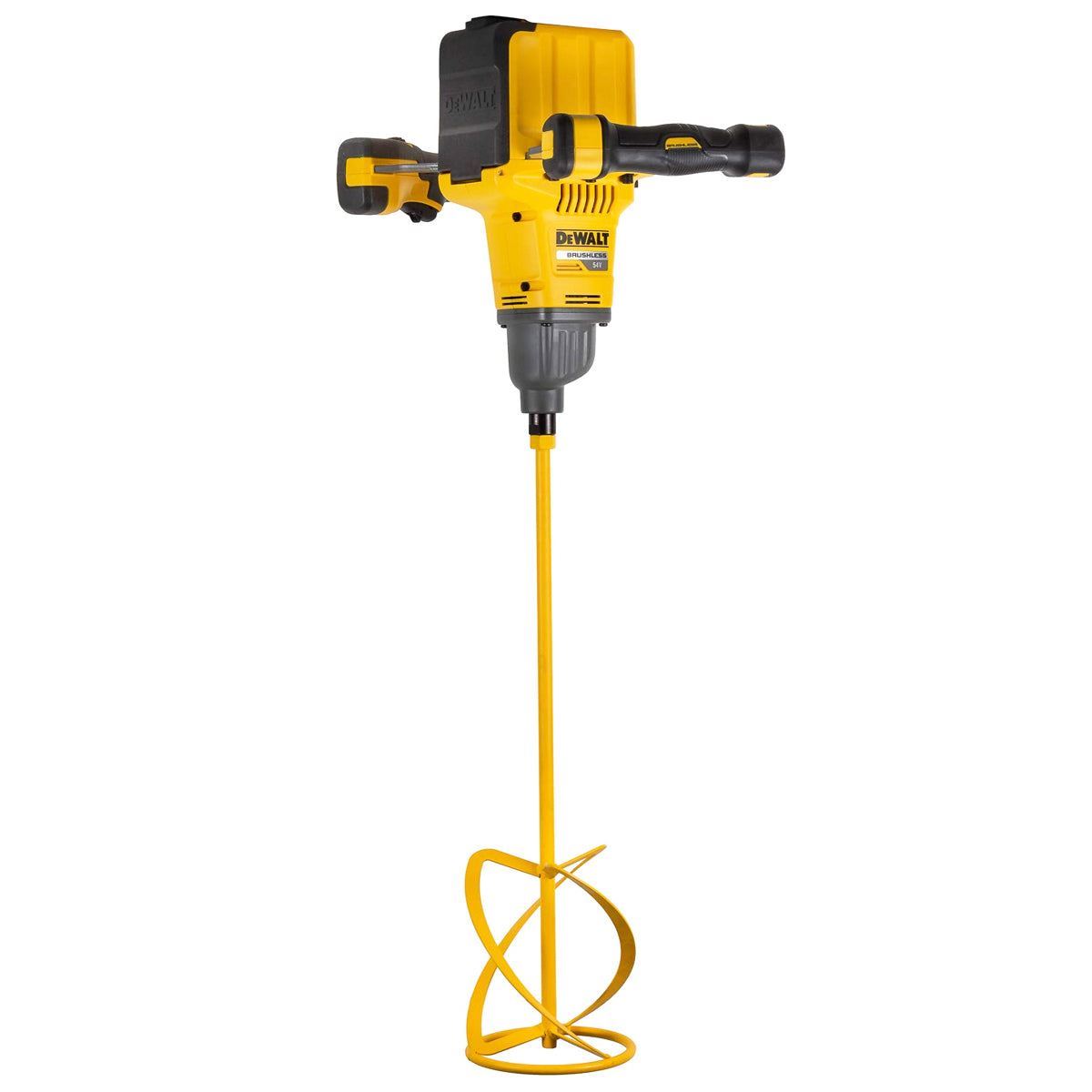 Dewalt DCD240X2 54V Flexvolt Brushless Paddle Mixer with 2 x 9.0Ah Batteries Charger & Heavy-Duty Kit Bag