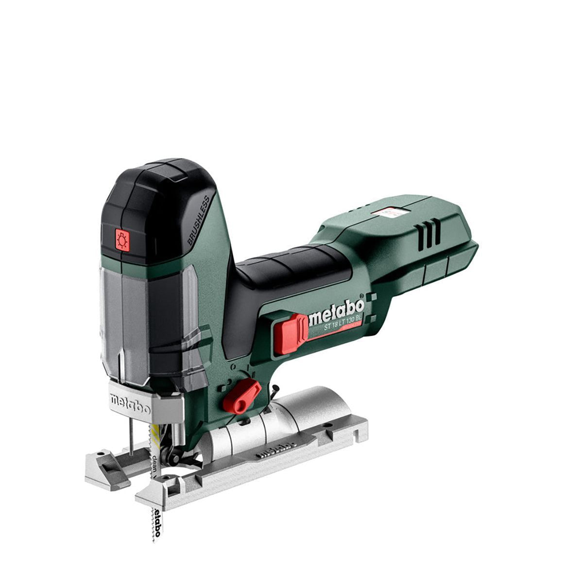 Metabo ST 18 LT 130 BL 18V Brushless Jigsaw with 1 x 8.0Ah Battery Charger & Metabox