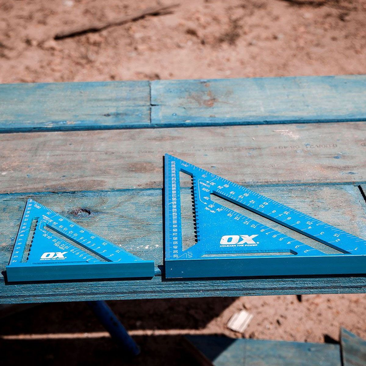 Ox Pro Aluminium Metric Rafters Square 180mm & 300mm Twin Pack OX-P634701