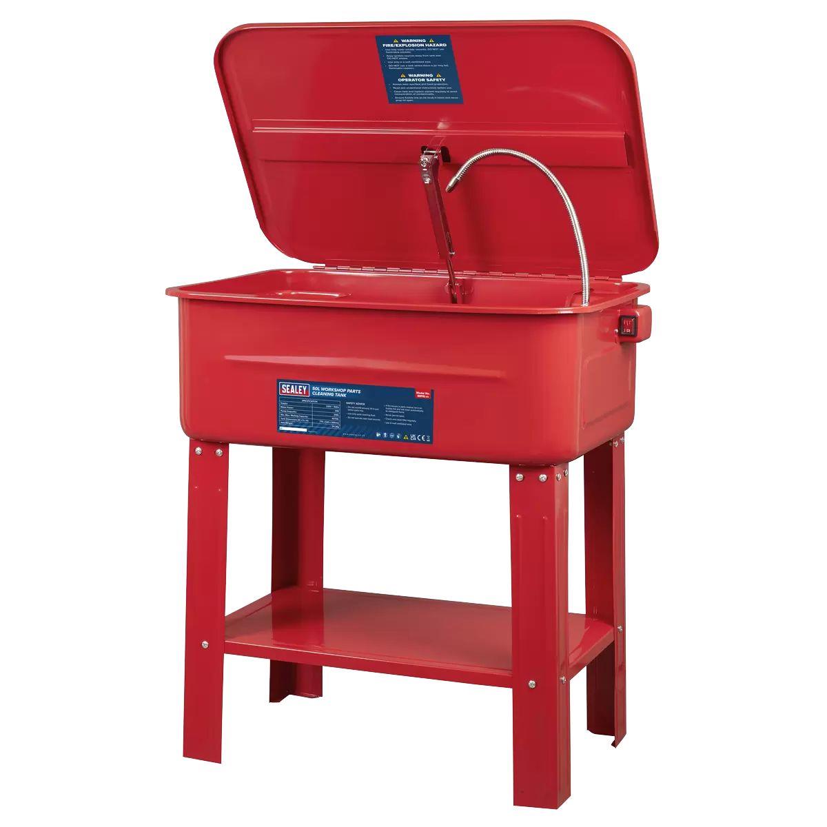 Sealey SM19 50L Workshop Parts Cleaning Tank Washer 230V