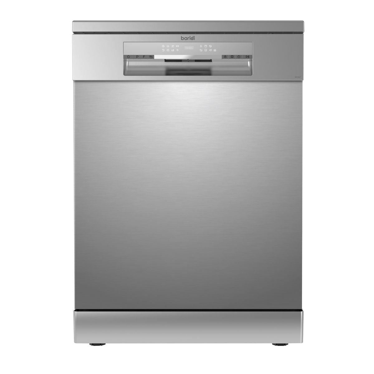Sealey DH167 Baridi Regular Sized Freestanding Dishwasher 60cm Wide 14 Place Settings Silver