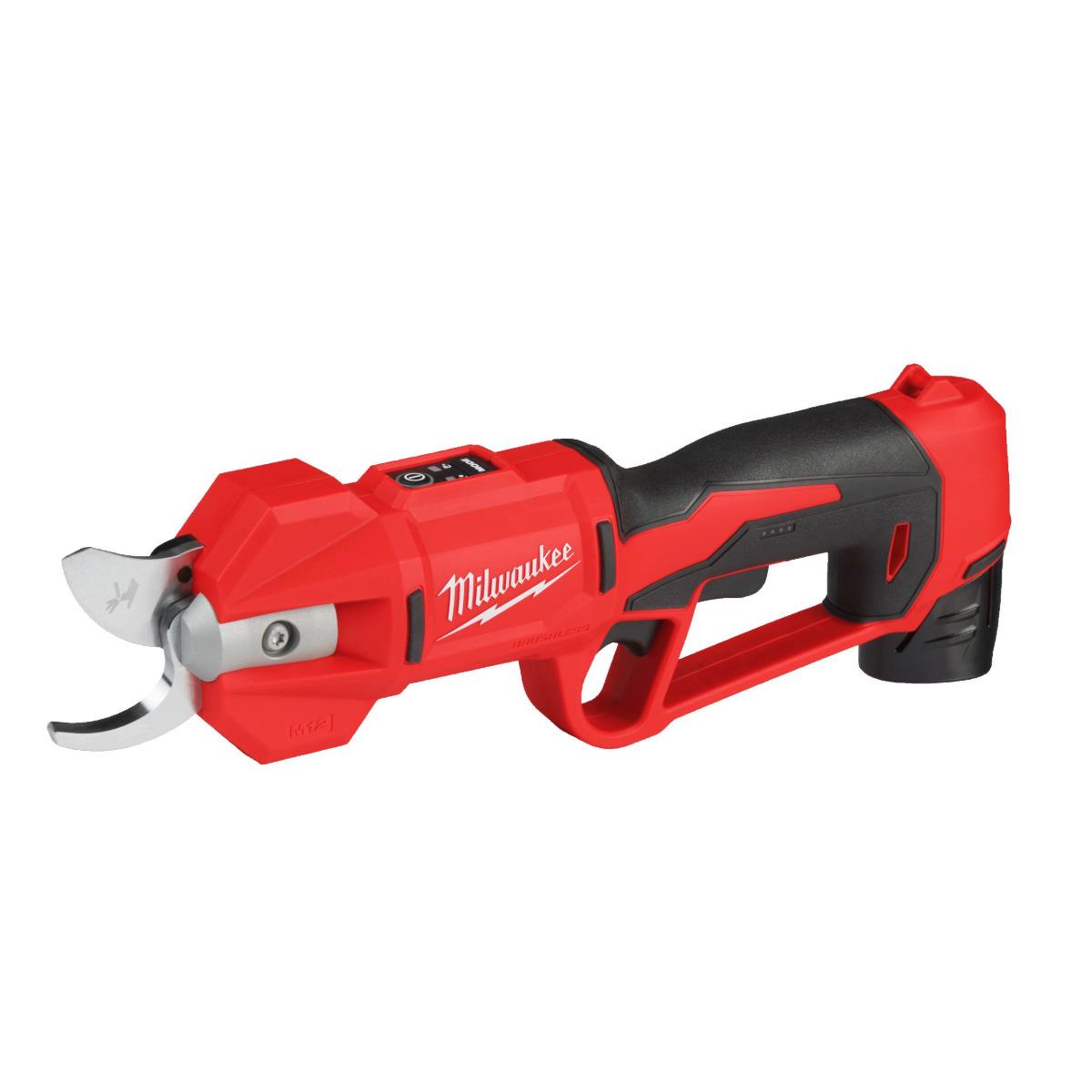 Milwaukee M12BLPRS-202 FUEL 12V Brushless Pruning Shears with 2 x 2.0Ah Batteries & Charger 4933480116