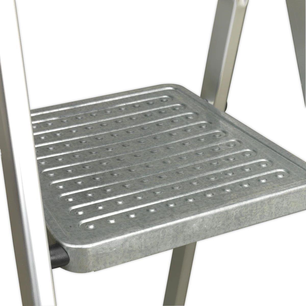 Sealey ASL3S Step Ladder 3-Tread Aluminium EN 131