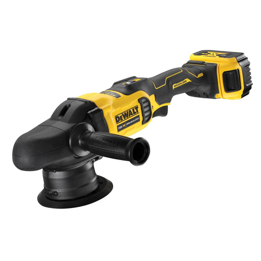 Dewalt DCM848P2 18V XR Brushless Polisher 125mm With 2 x 5.0Ah Batteries Charger & Kit Bag