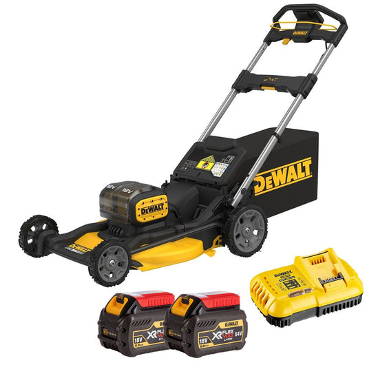 Dewalt DCMWP134N-XJ 36V Brushless Lawn Mower with 2 x 6.0Ah Battery & Charger