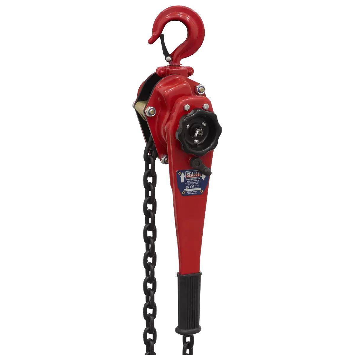 Sealey LH1500 Steel Lever Hoist 1500kg Capacity