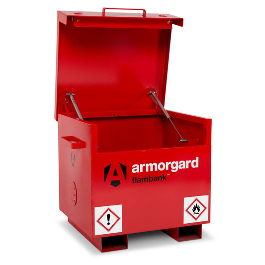 Armorgard FB21 Flam Bank Site Box 780mm x 630mm x 675mm Safe Storage for Flammable Materials