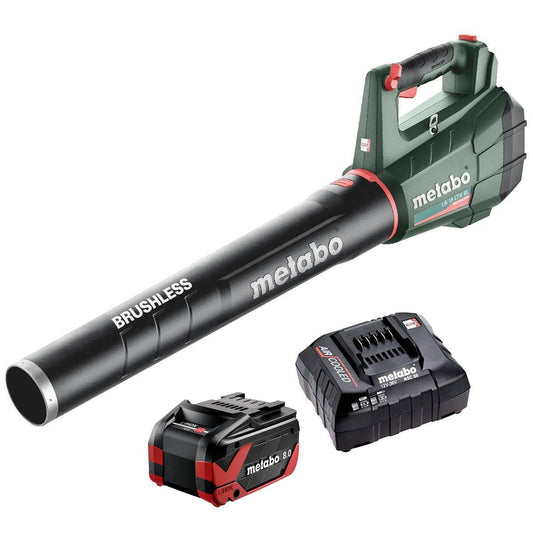 Metabo LB 18 LTX BL 18V Brushless Leaf Blower with 1 x 8.0Ah Battery & Charger