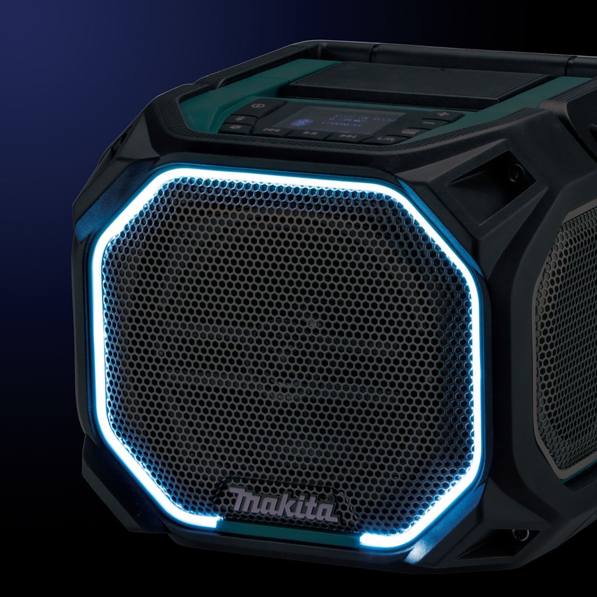 Makita MR014GZ 40V/18V/14.4V XGT / LXT Job Site Speaker With 1 x 2.5Ah Battery & Charger
