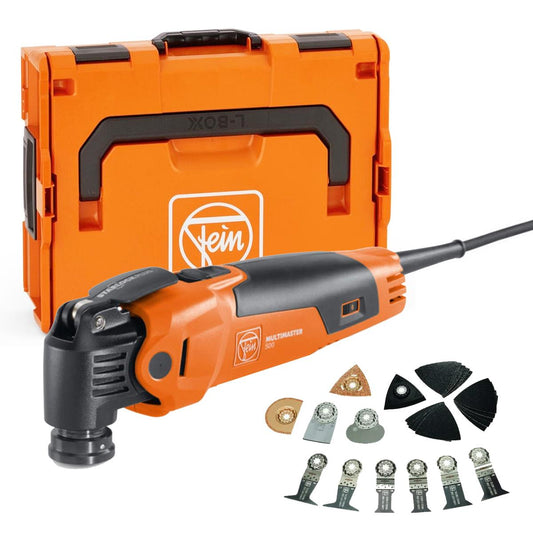 Fein MM 500 PLUS STARLOCK MultiMaster Oscillating Multi-Tool In Case With 26 Accessory Set