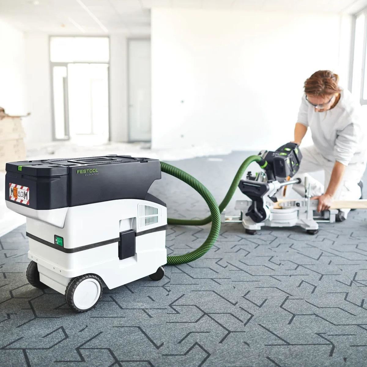 Festool CTLC MIDI I-Basic 36V Cordless Mobile Dust Extractor 577066 with 2 x 5.0Ah Battery & Charger
