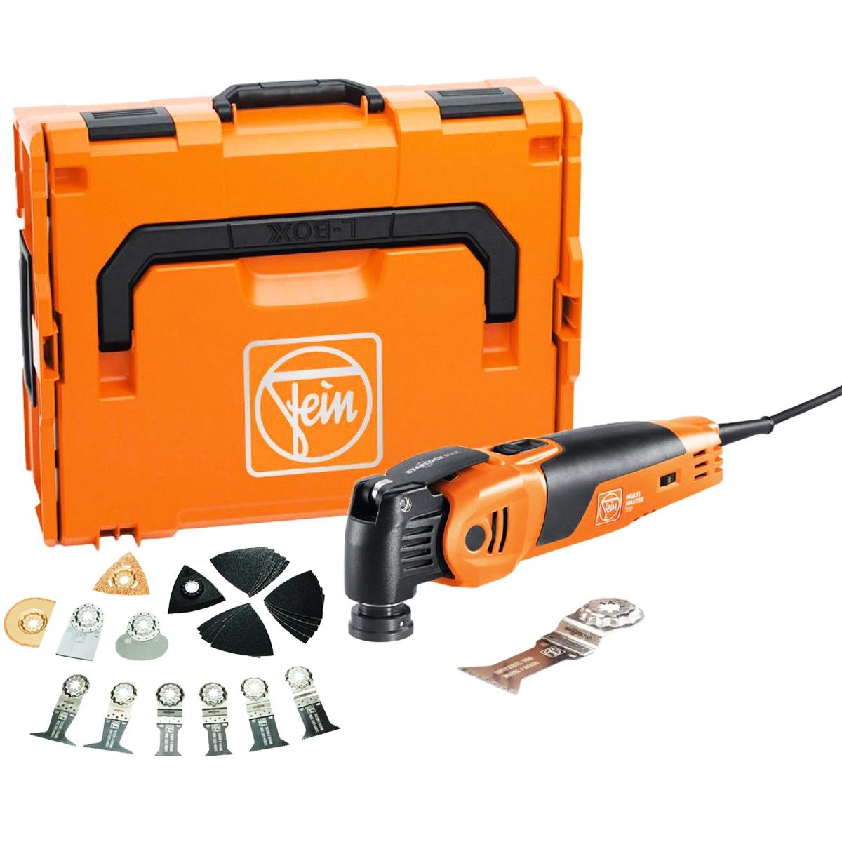 Fein MM 700 MAX STARLOCK MultiMaster Oscillating Multi-Tool in Case With 26 Accessory Set
