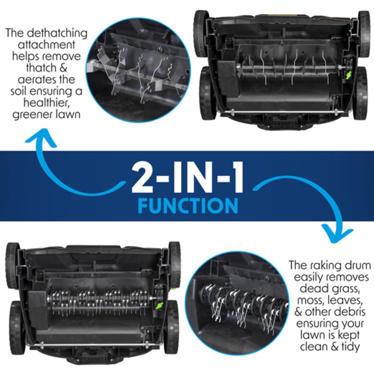 Sealey DG216 Dellonda Electric 2-in-1 Scarifier 230V/1500W