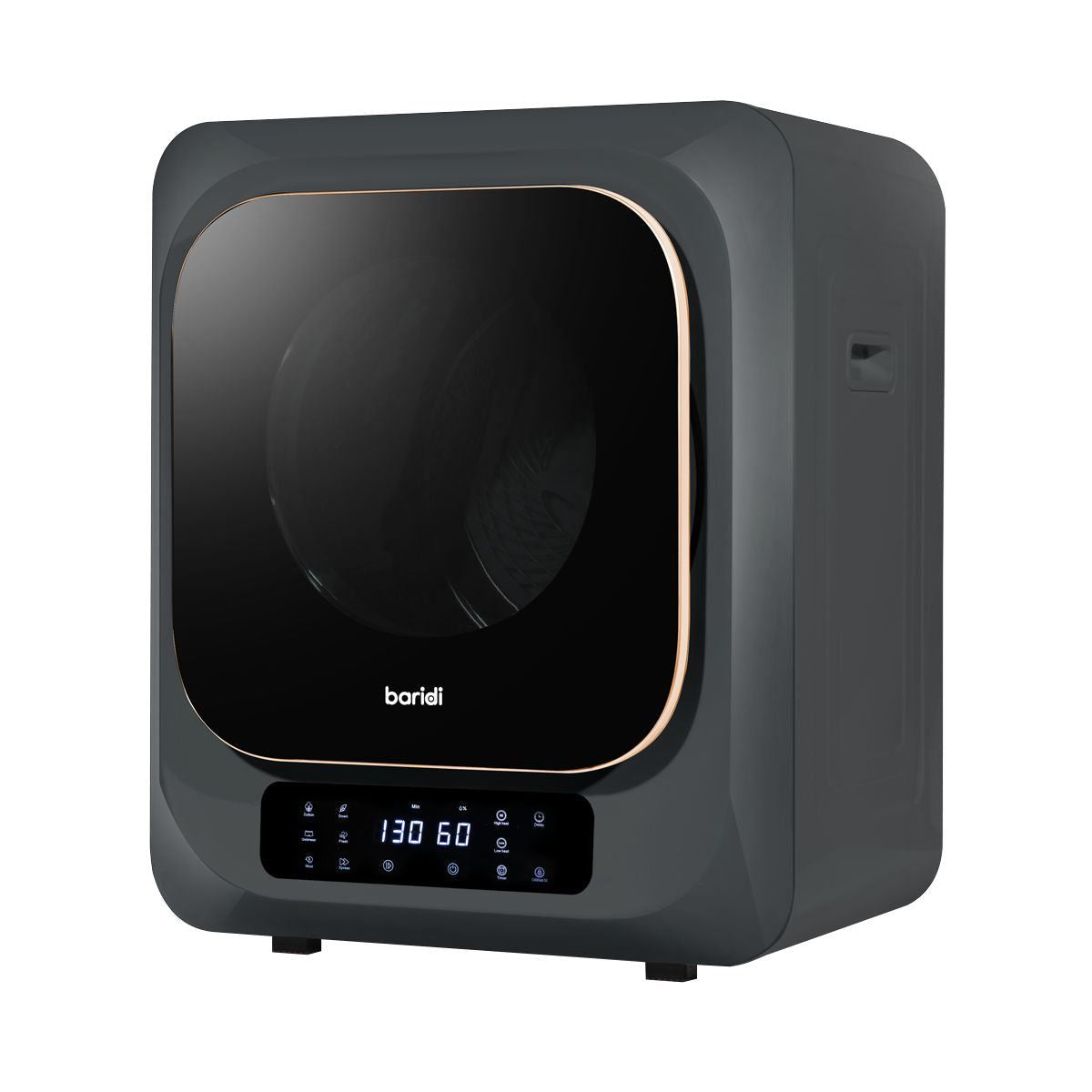 Sealey DH229 Baridi Tabletop Tumble Dryer with Digital Controls 2.5kg Capacity Black