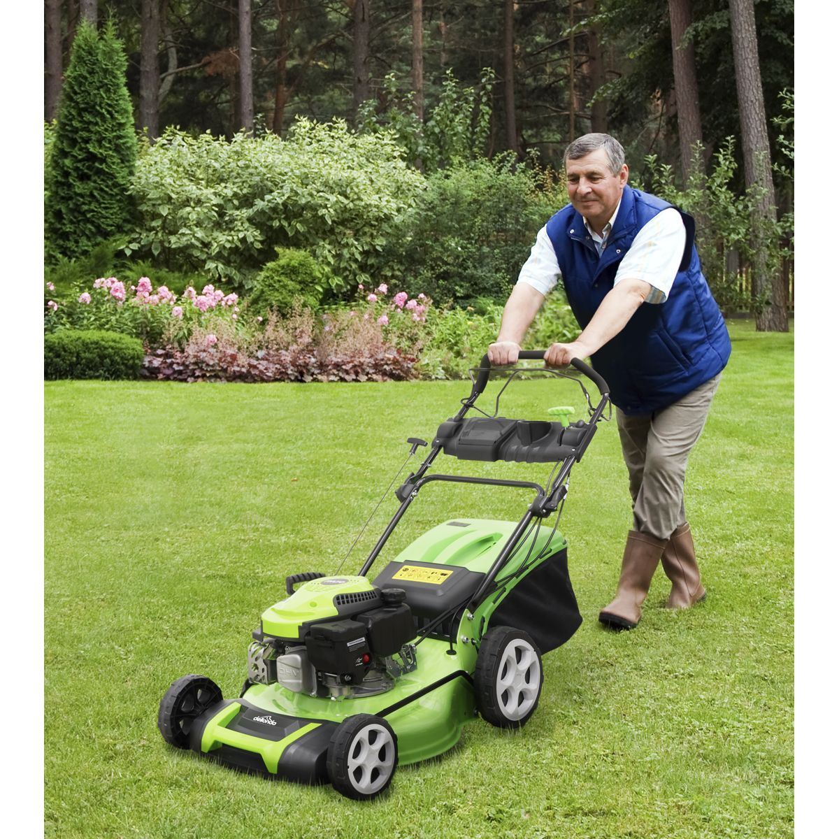Sealey DG101 Dellonda 4-Stroke Self-Propelled Petrol Lawnmower 18