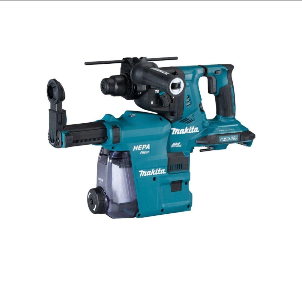 Makita DHR280ZWJ 18V LXT Cordless Brushless SDS Plus Rotary Hammer Drill With Dust Extraction & Case