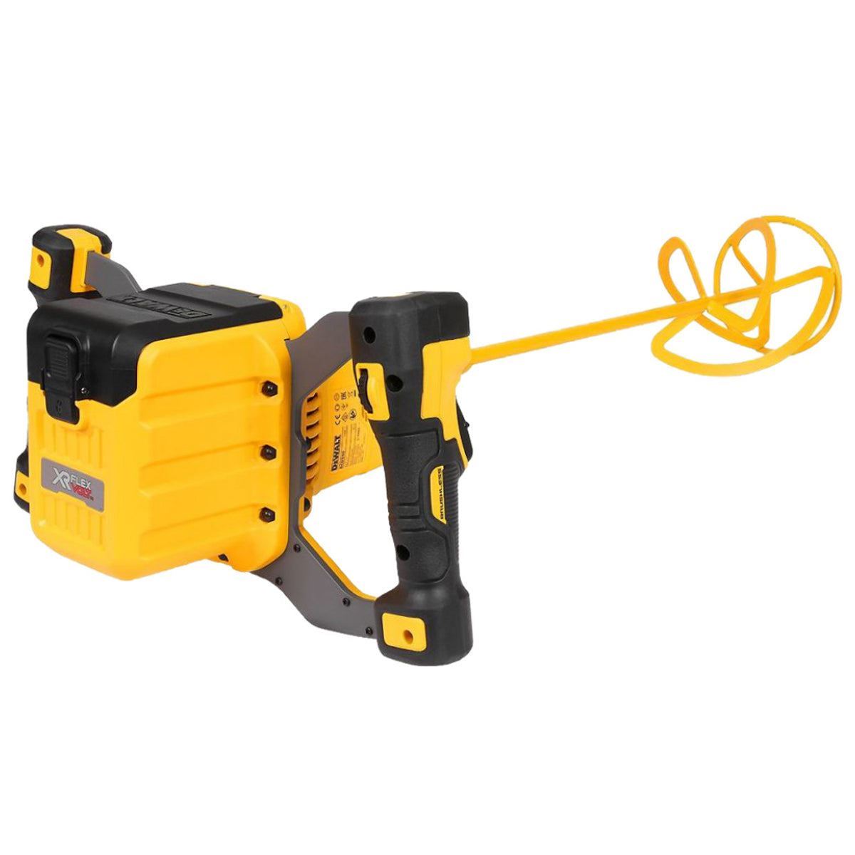 Dewalt DCD240X2 54V Flexvolt Brushless Paddle Mixer with 2 x 9.0Ah Batteries Charger & Heavy-Duty Kit Bag