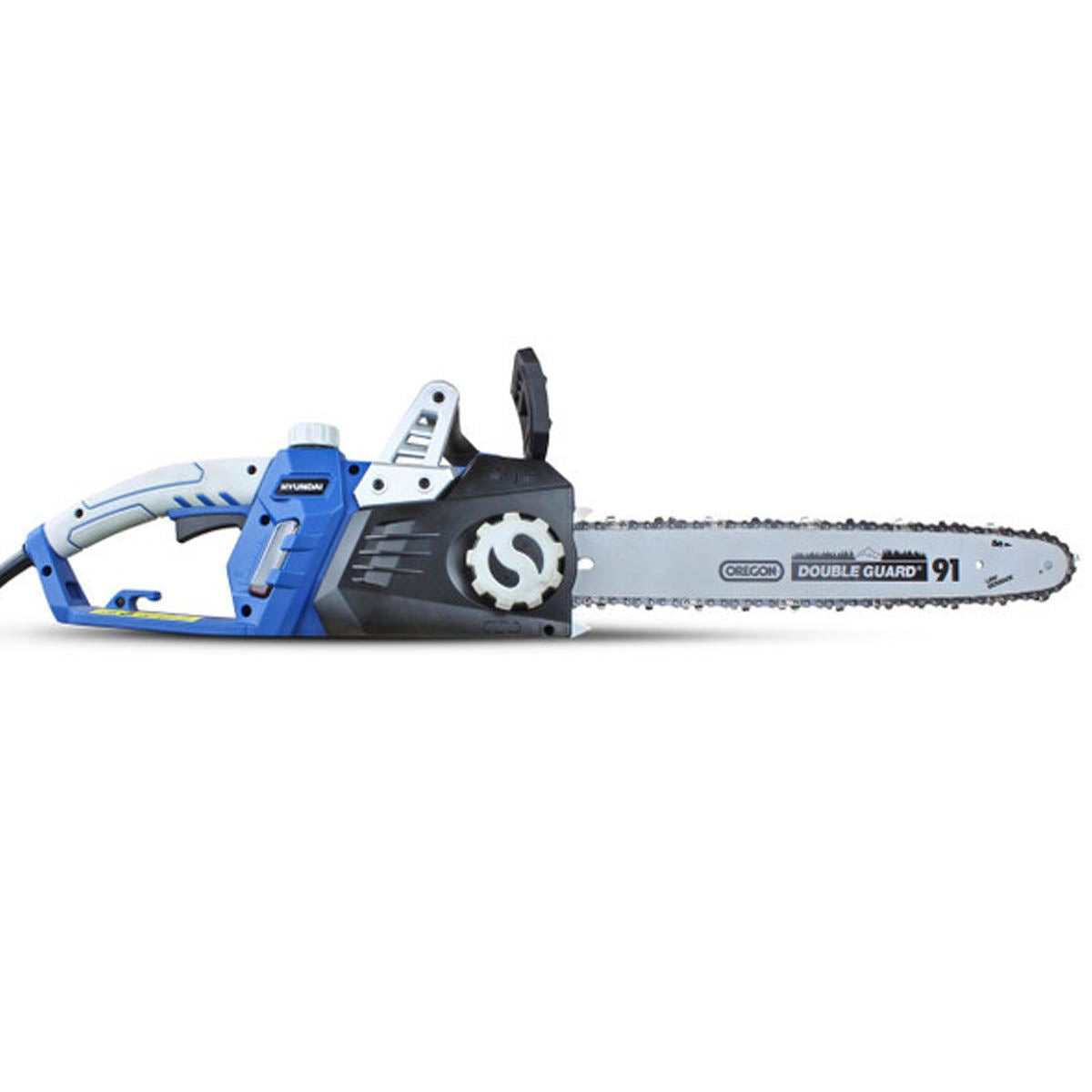 Hyundai HYC2400E 40cm Electric Chainsaw 230V/2400W Motor for Powerful Cutting and Precision