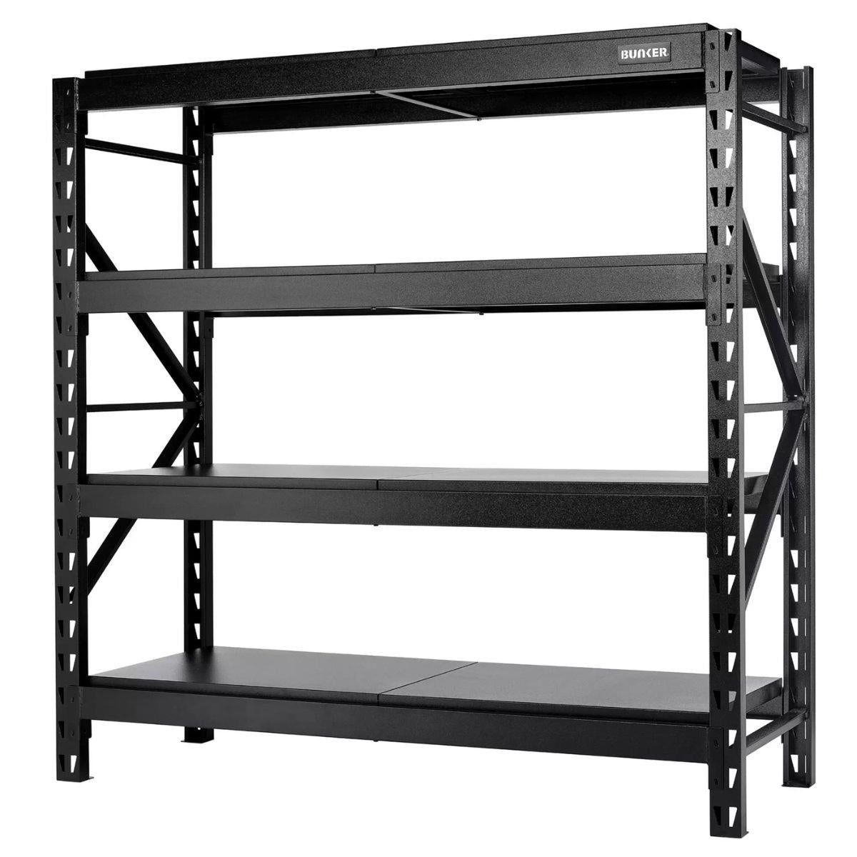 Draper B500-4TM BUNKER 22 Piece 4 Tier Garage Racking System 1600mm Heavy-Duty Steel 24222