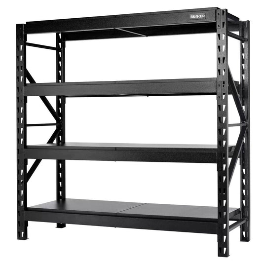 Draper B500-4TM BUNKER 22 Piece 4 Tier Garage Racking System 1600mm Heavy-Duty Steel 24222