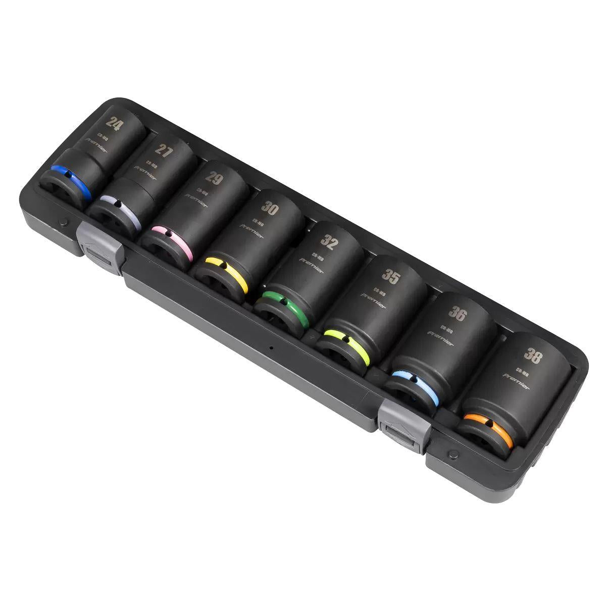 Sealey AK8891M Premier Deep Impact Socket Set 3/4