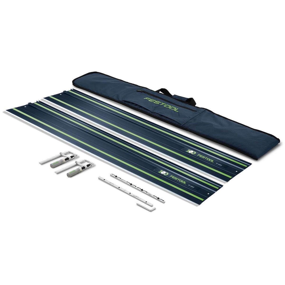 Festool TSC 55 KSEB-Basic 18V Brushless 160mm Plunge Cut Saw 577988 with 2 x 5.0Ah Battery & Guide Rail Kit
