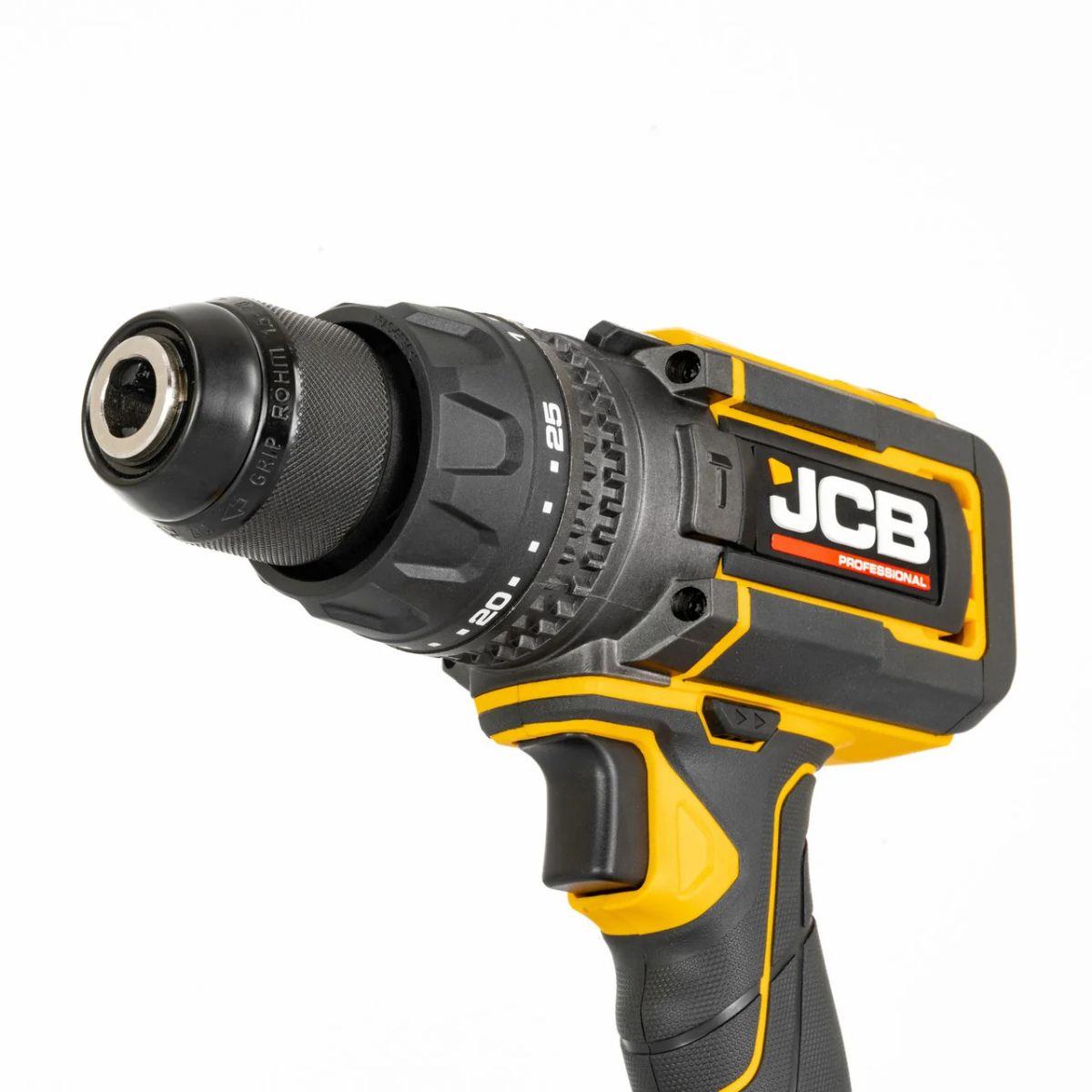 JCB-18PCD-160-5 18V Brushless 160Nm Combi Drill with 2 x Pro 5.0Ah Batteries & 4.5A Charger