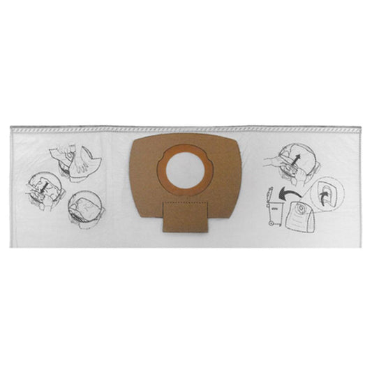 Makita P-72899 Filter Bags For VC2010L & VC2511 - Pack of 5