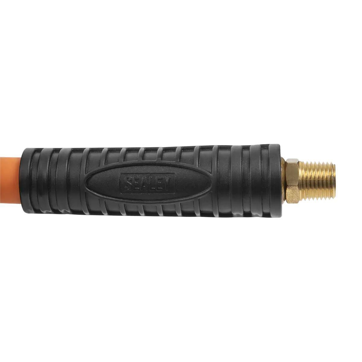 Sealey SA841HY 15m Retractable High-Visibility Hybrid Air Hose with Metal Reel 10mm